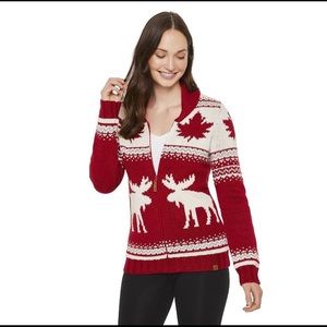 Canadiana cardigan